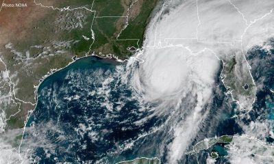 Hurricane Isaias approaches the Gulf Coast as a Category 3 storm on Fri., Oct. 9 (Photo: NOAA).
