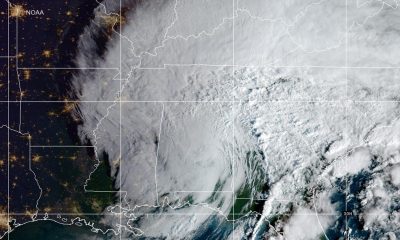 Hurricane Isaias moves inland.