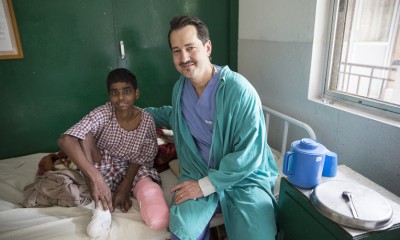 SP medical team at Anandaban hospital; leprosy ward; Dr. Lance Plyler